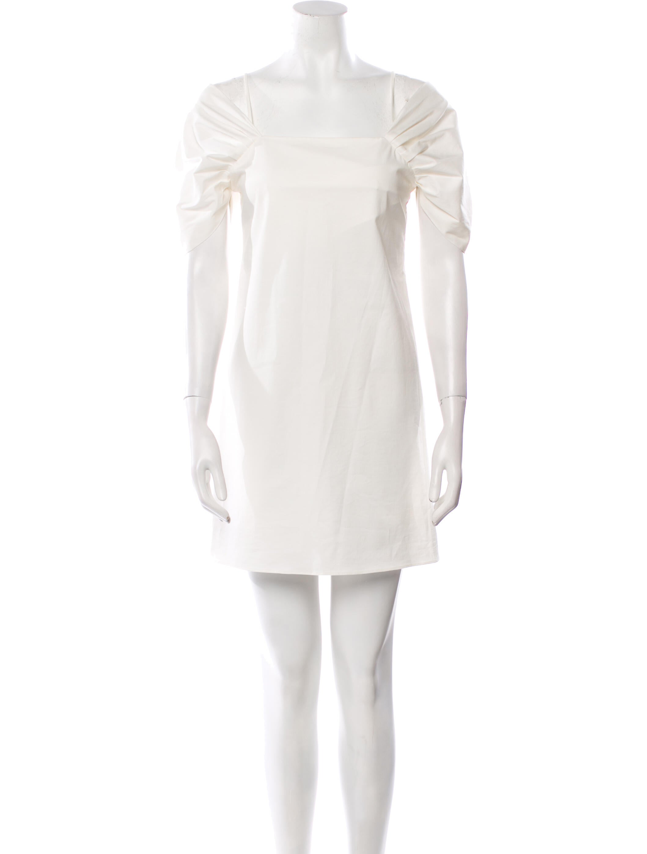 Theory Square Neckline Mini Dress