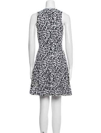 Theory Animal Print Mini Dress