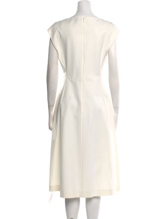 Theory Bateau Neckline Midi Length Dress