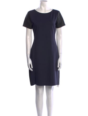 Theory Bateau Neckline Knee-Length Dress