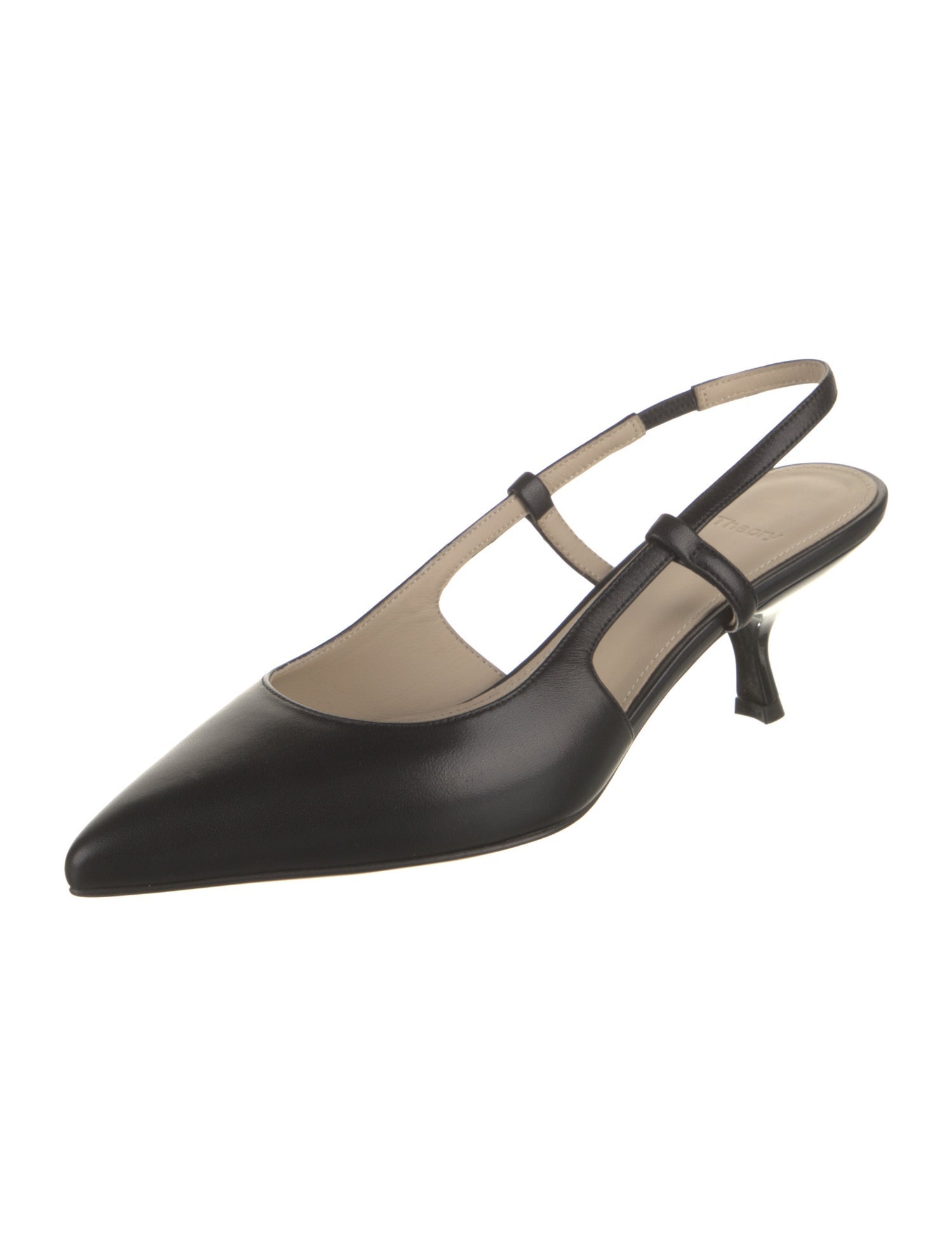 Theory Leather Slingback Pumps w/ Tags