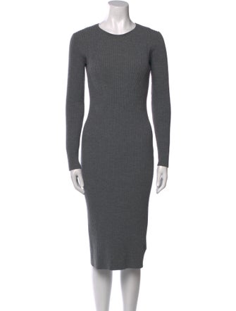 Theory Wool Midi Length Dress