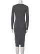 Theory Wool Midi Length Dress