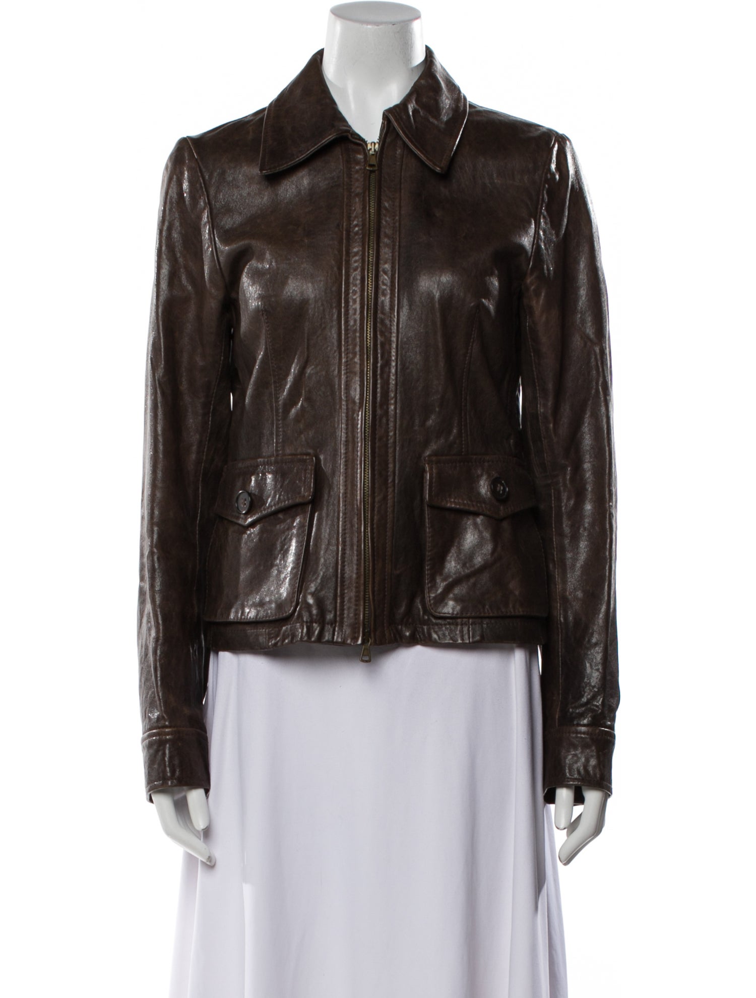 Theory Leather Biker Jacket