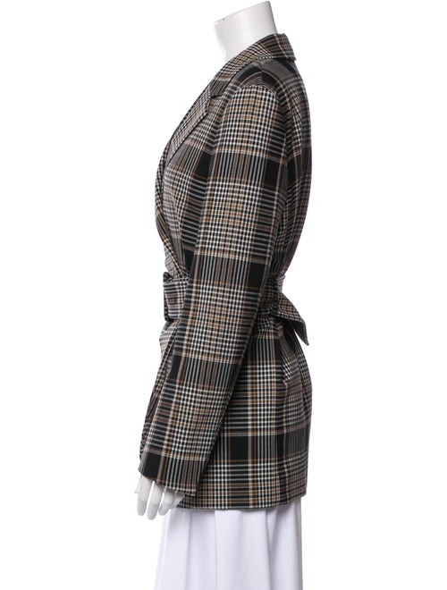 Theory Plaid Print Blazer
