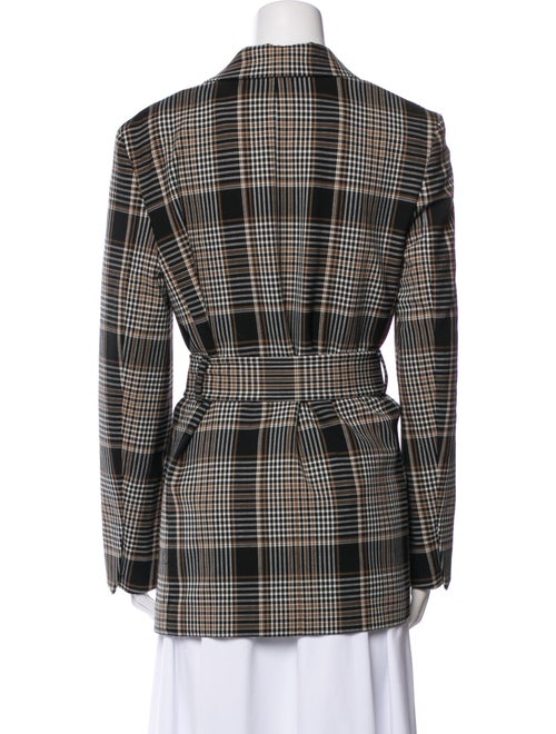Theory Plaid Print Blazer