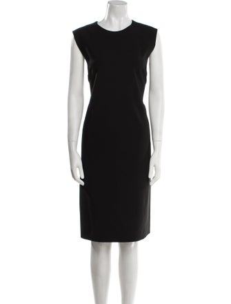 Theory Virgin Wool Knee-Length Dress