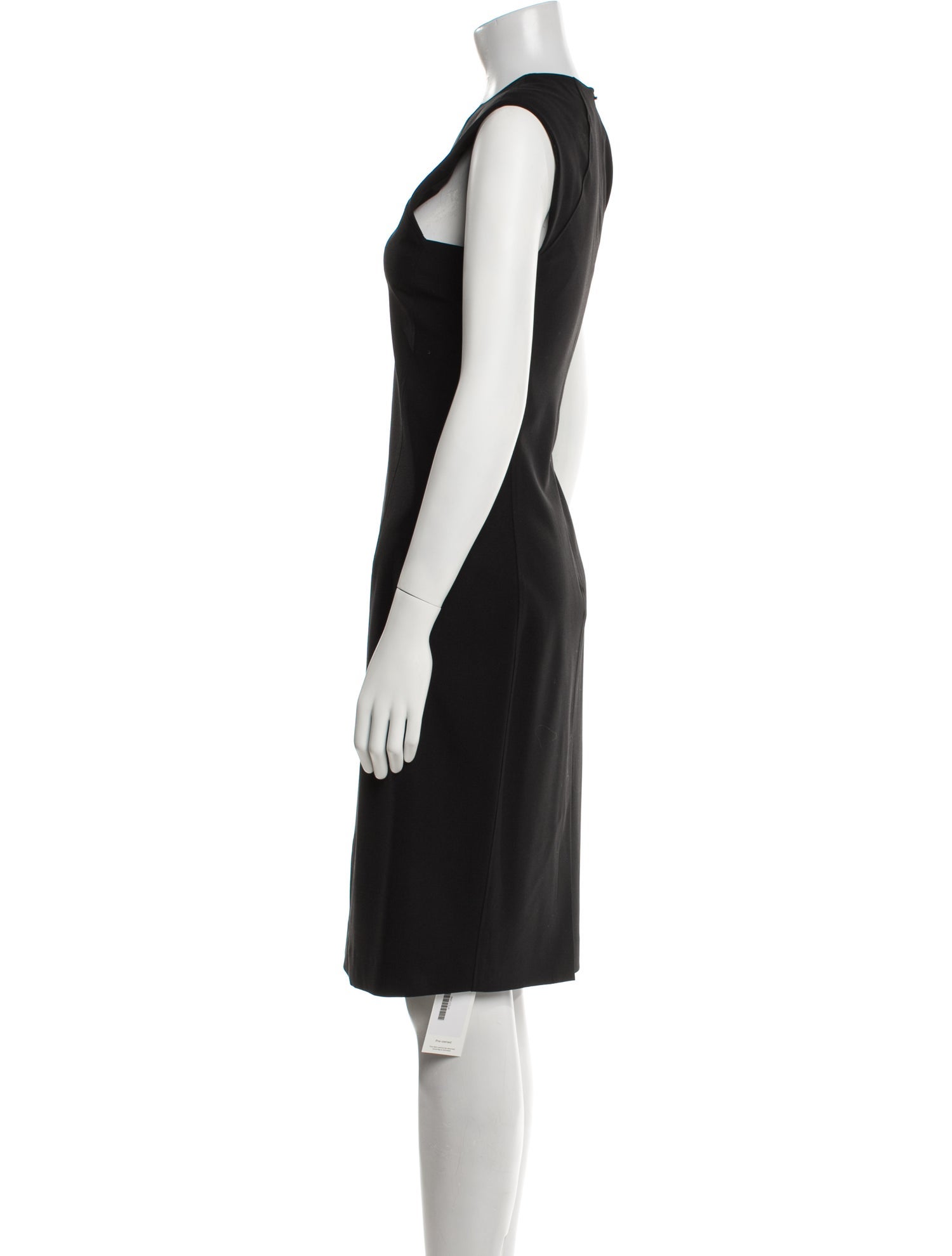 Theory Virgin Wool Knee-Length Dress