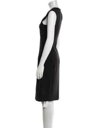 Theory Virgin Wool Knee-Length Dress