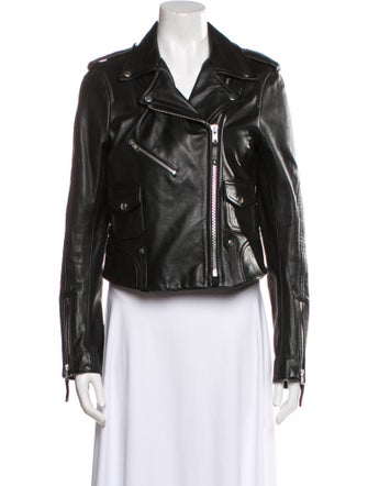Theory Leather Biker Jacket