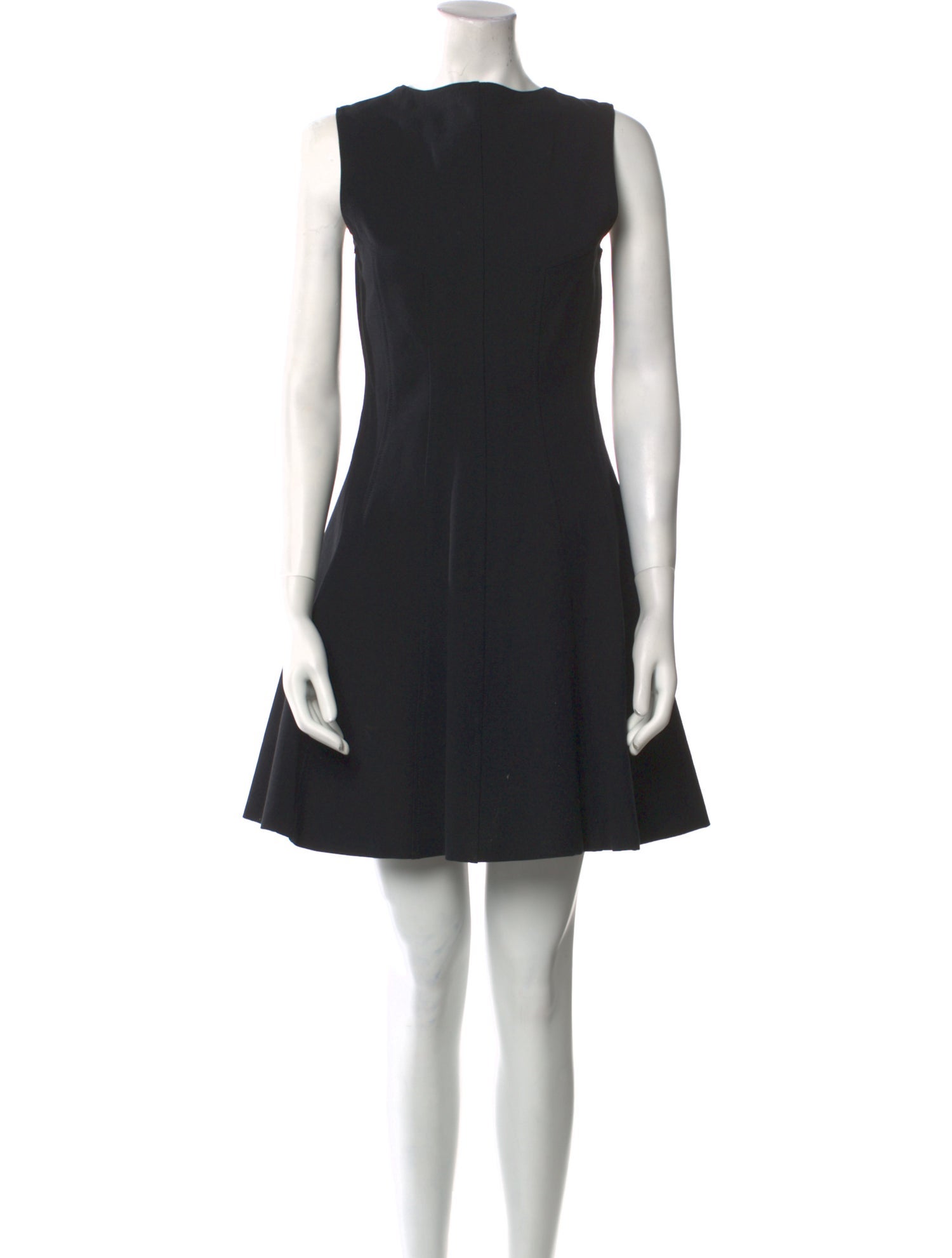 Theory Bateau Neckline Mini Dress