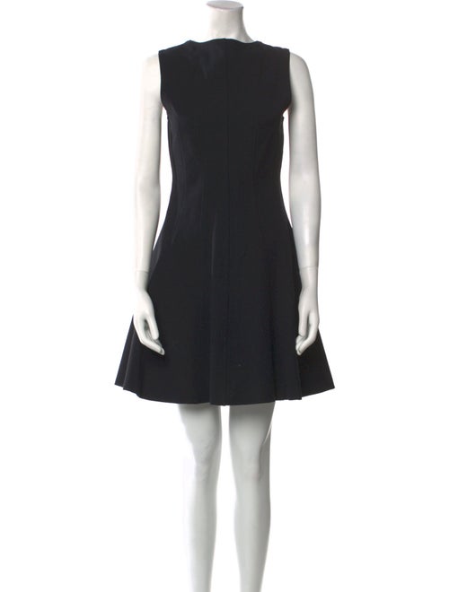 Theory Bateau Neckline Mini Dress