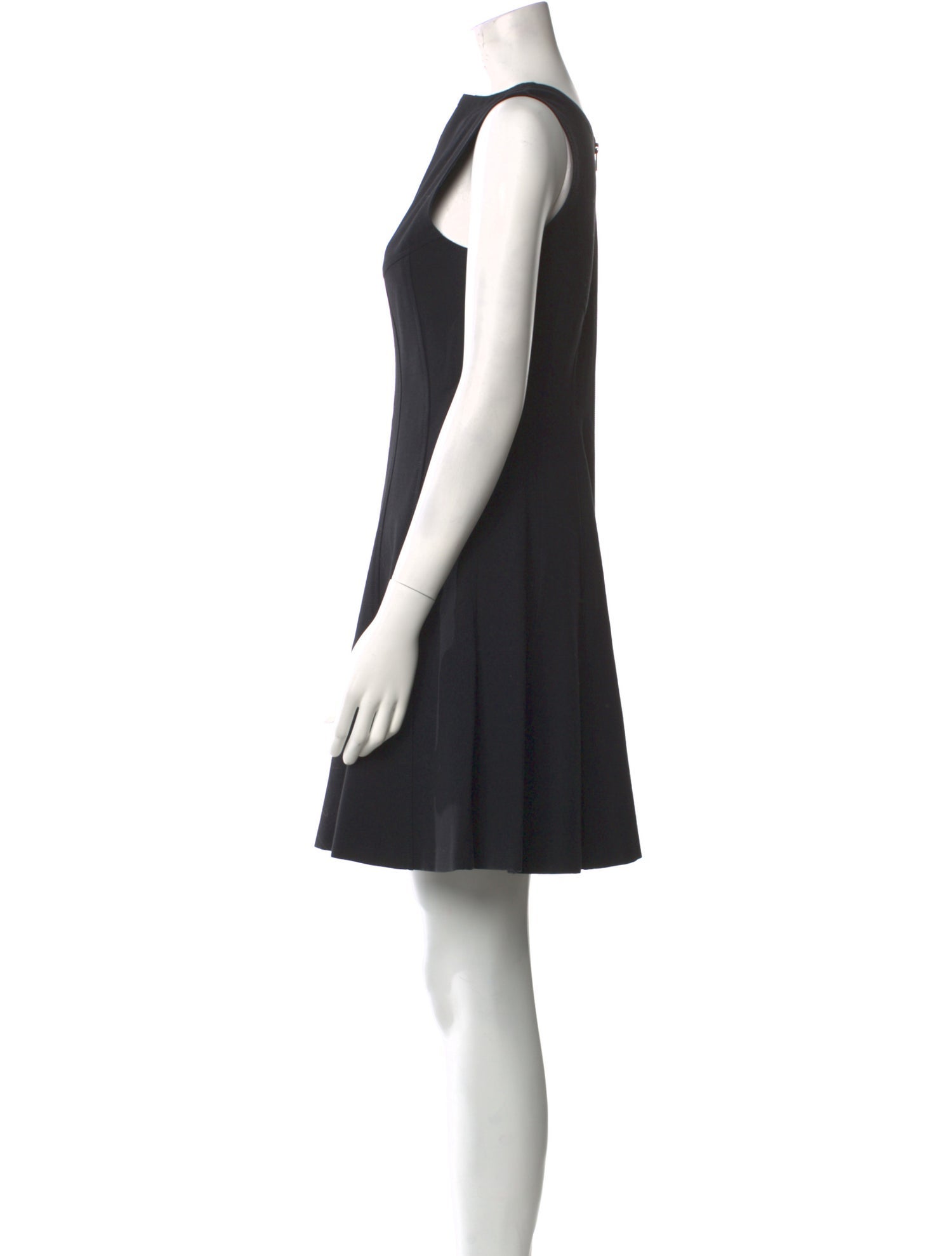 Theory Bateau Neckline Mini Dress