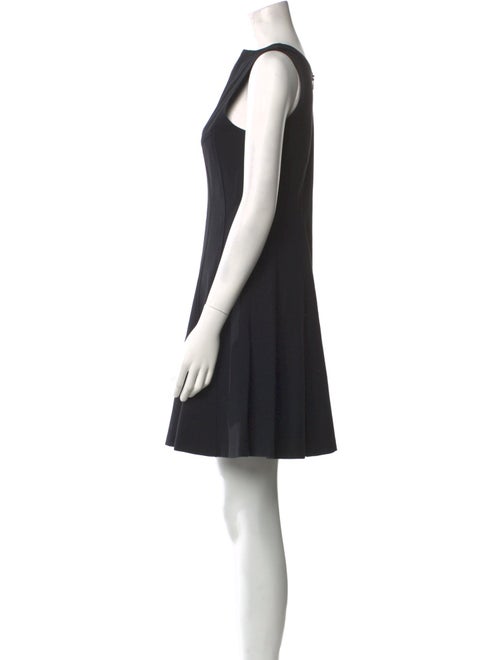 Theory Bateau Neckline Mini Dress