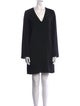 Theory V-Neck Mini Dress