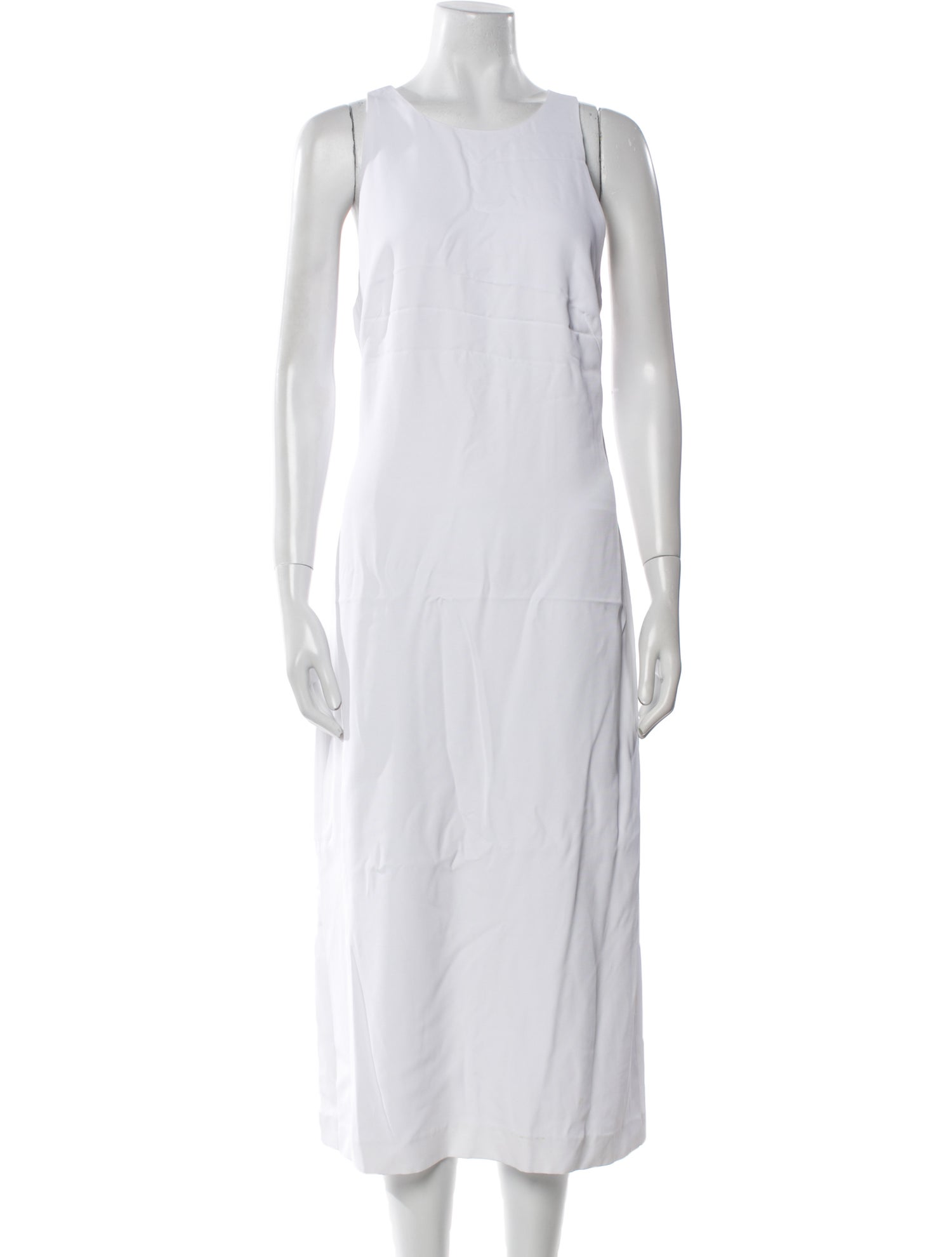 Theory Scoop Neck Midi Length Dress