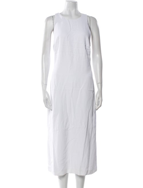 Theory Scoop Neck Midi Length Dress