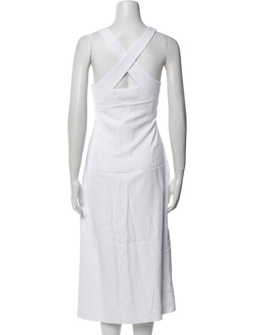 Theory Scoop Neck Midi Length Dress