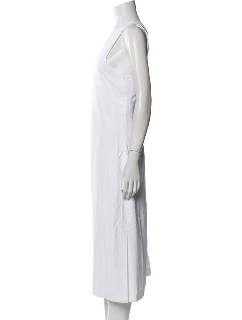 Theory Scoop Neck Midi Length Dress