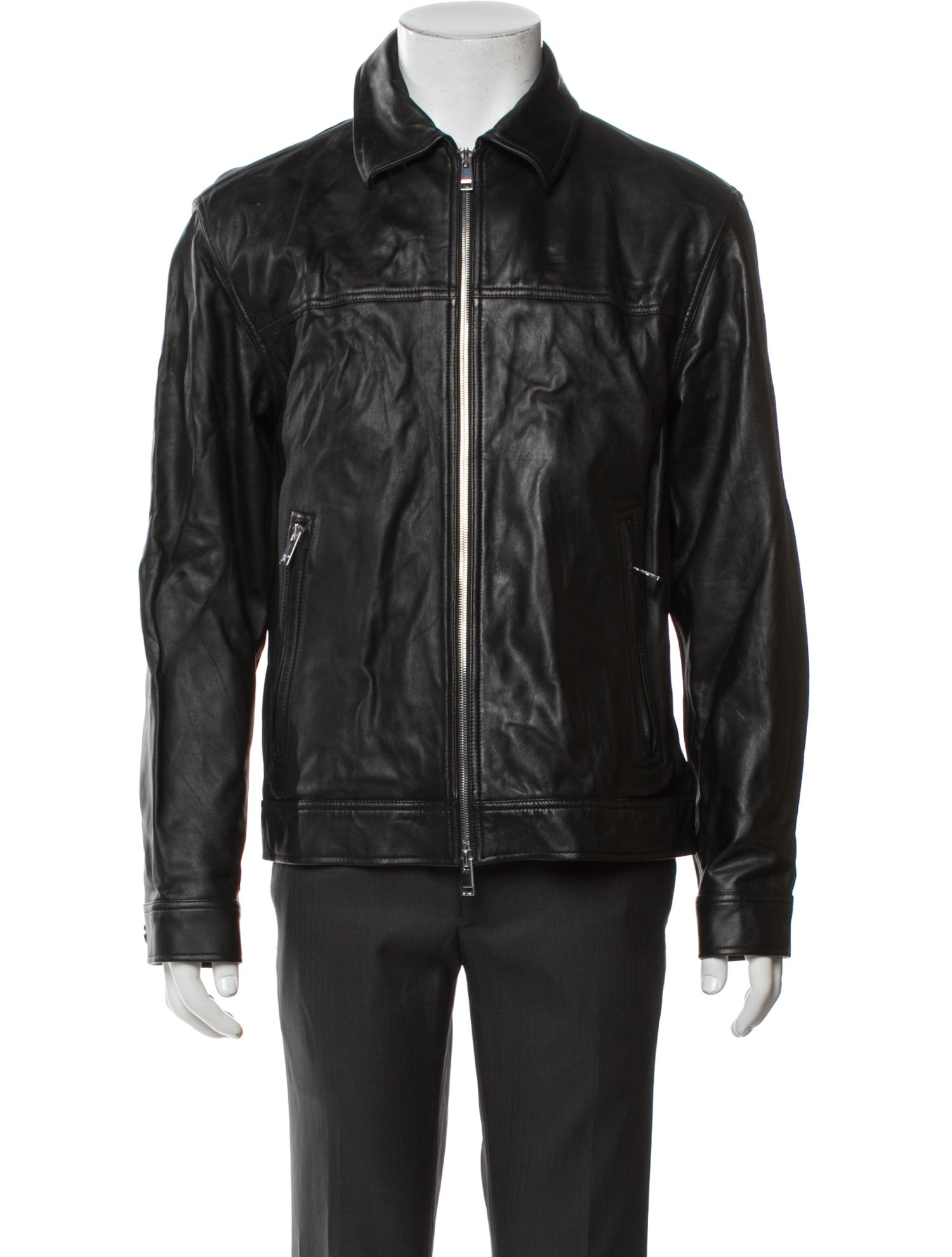 Theory Lamb Leather Moto Jacket