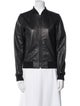 Theory Leather Bomber Jacket