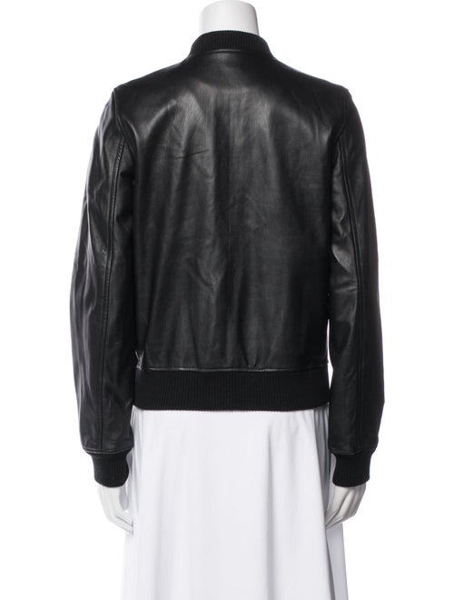 Theory Leather Bomber Jacket