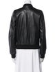 Theory Leather Bomber Jacket