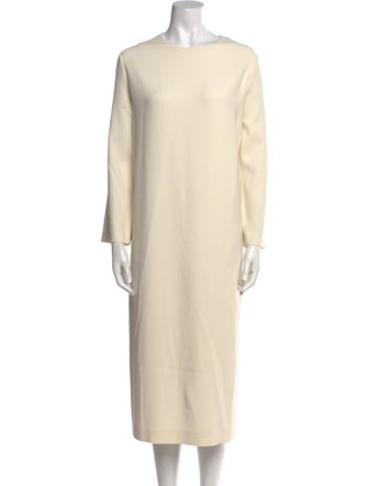 Theory Bateau Neckline Midi Length Dress