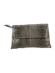 Theory Snakeskin Clutch