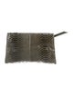 Theory Snakeskin Clutch