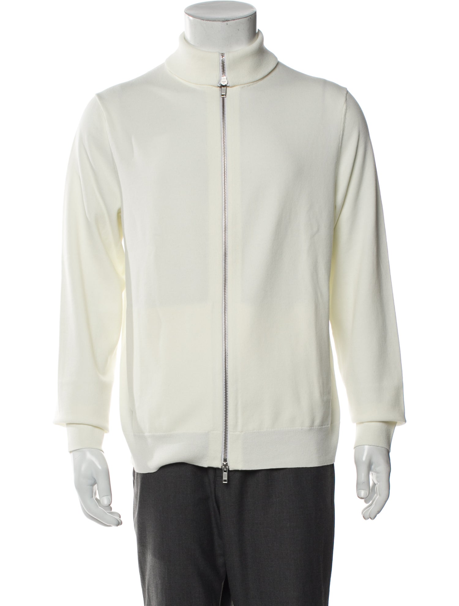 Theory Mock Neck Long Sleeve Cardigan