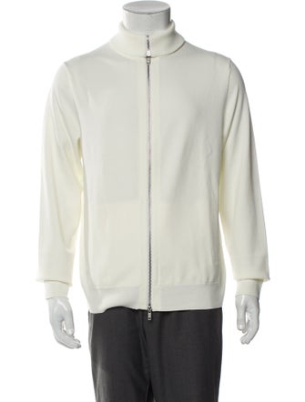 Theory Mock Neck Long Sleeve Cardigan