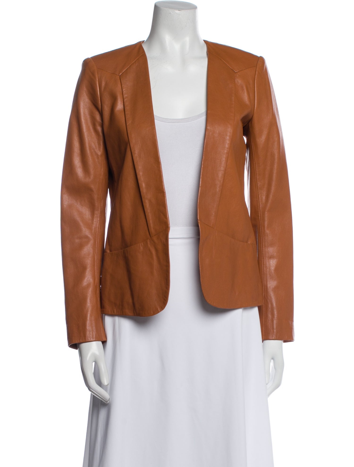 Theory Leather Evening Jacket