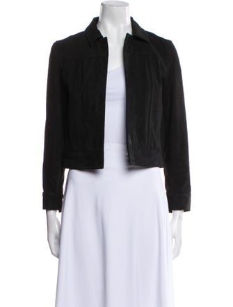 Theory Lamb Leather Evening Jacket