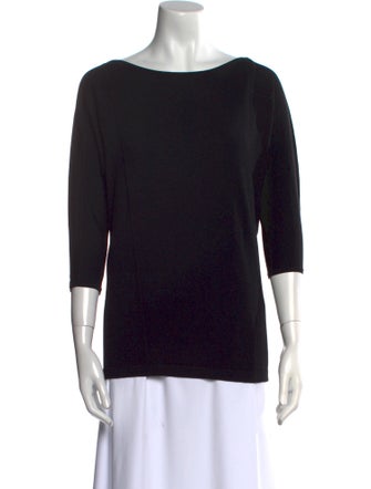 Theory Wool Bateau Neckline Sweater