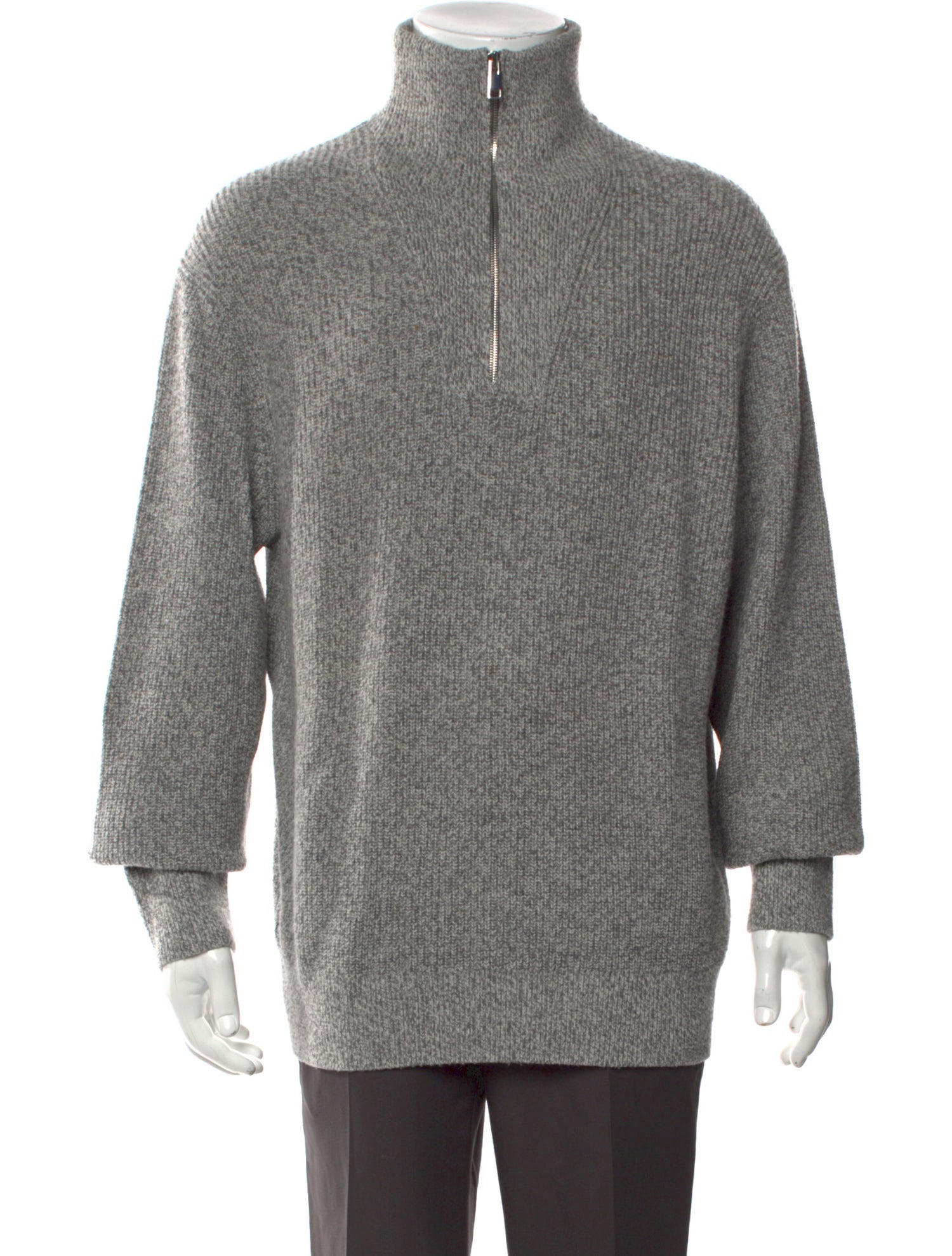 Theory Wool Turtleneck Polo Sweater