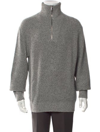 Theory Wool Turtleneck Polo Sweater