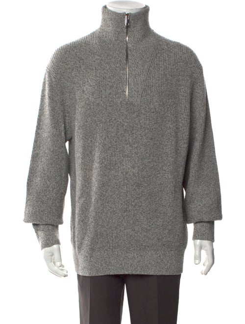 Theory Wool Turtleneck Polo Sweater