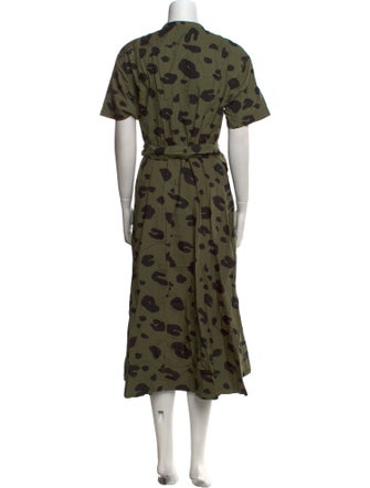 Theory Printed Long Dress