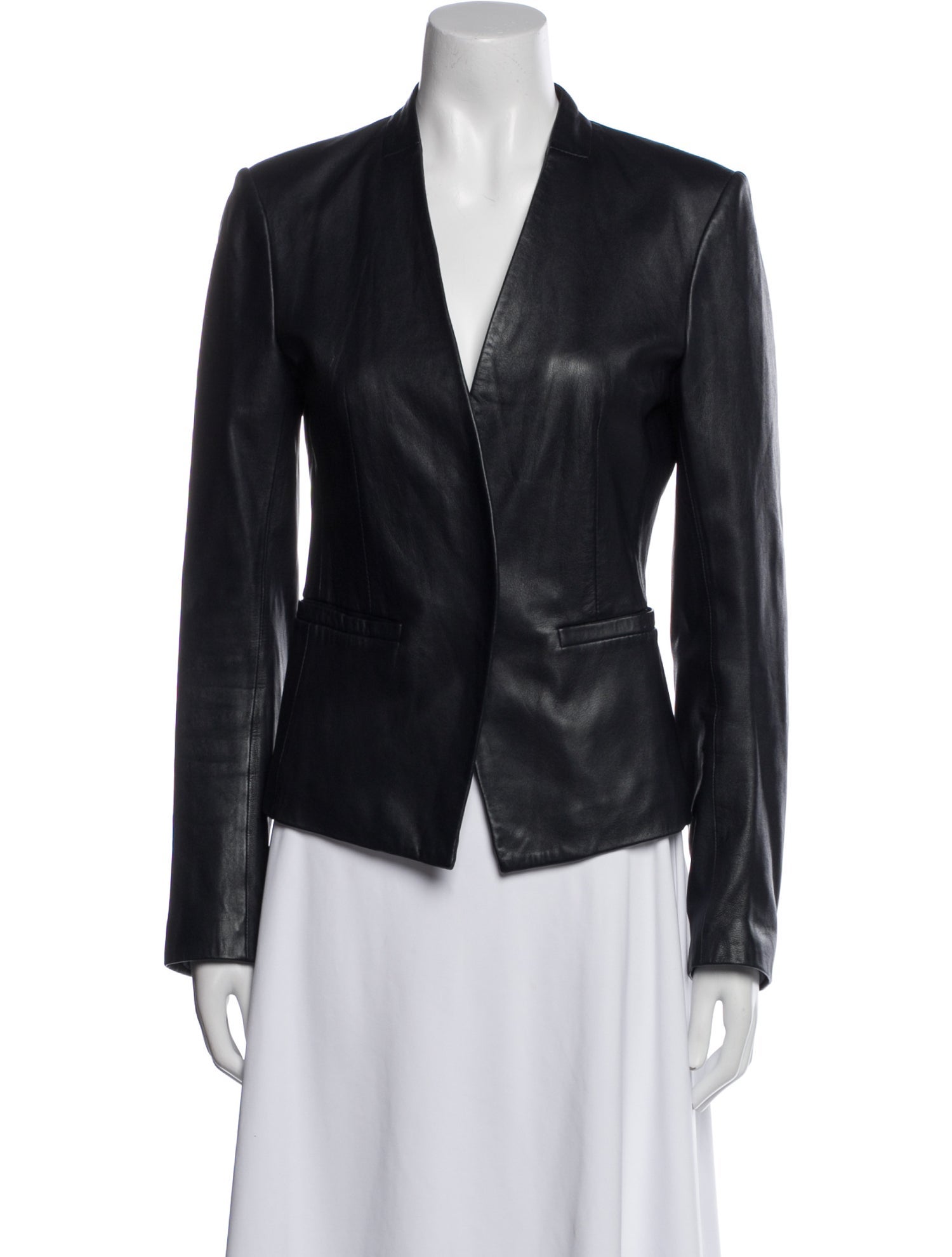 Theory Leather Blazer
