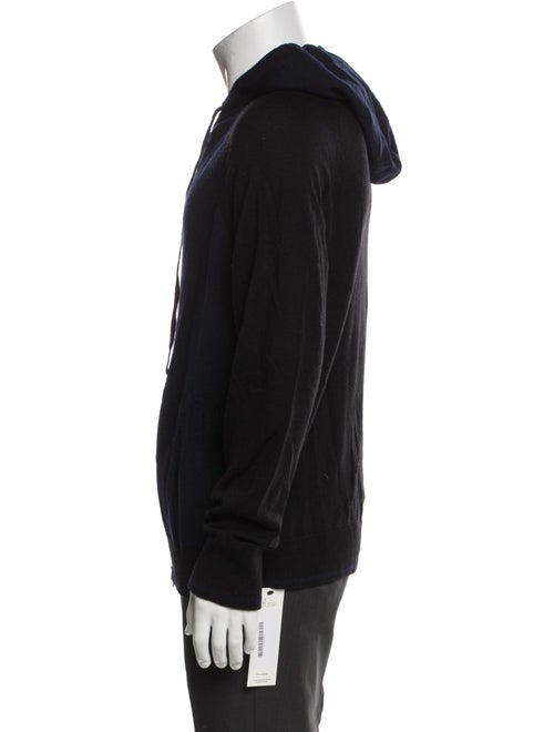 Theory Wool V-Neck Hoodie