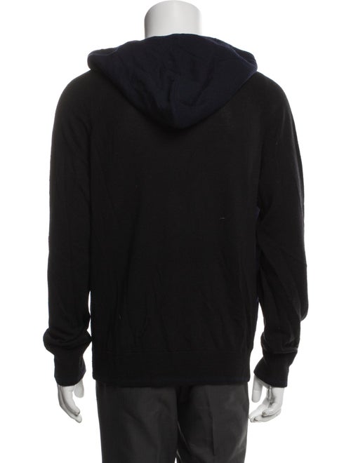 Theory Wool V-Neck Hoodie
