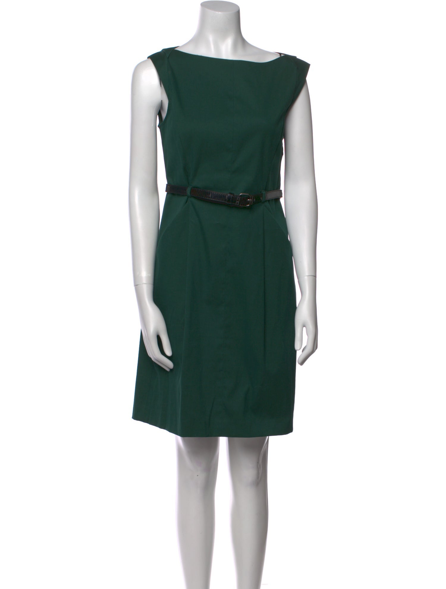 Theory Bateau Neckline Mini Dress