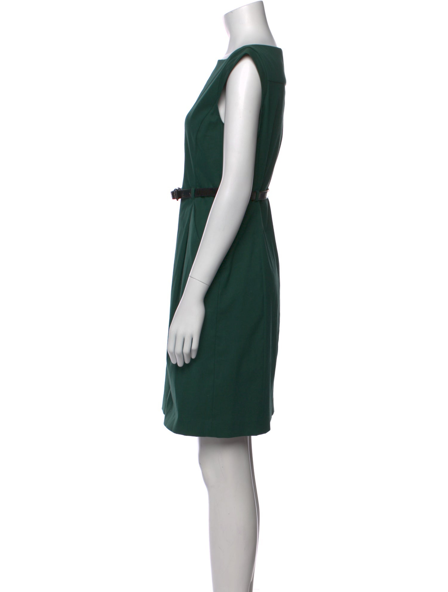 Theory Bateau Neckline Mini Dress