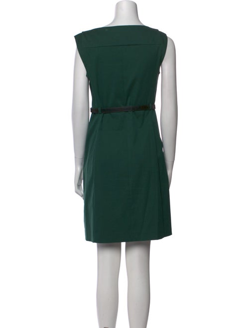 Theory Bateau Neckline Mini Dress