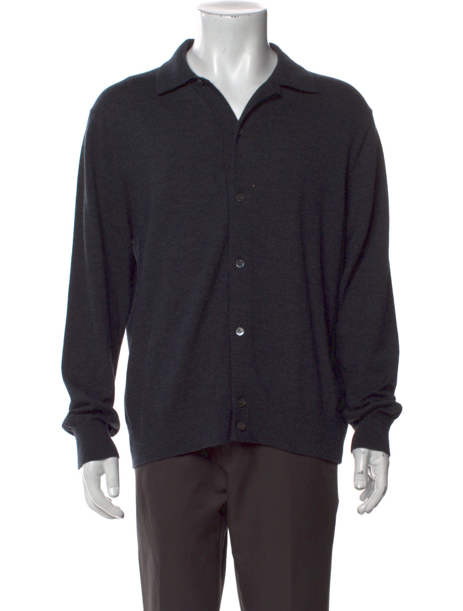 Theory Merino Wool Collar Cardigan