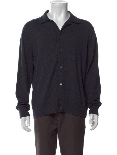 Theory Merino Wool Collar Cardigan