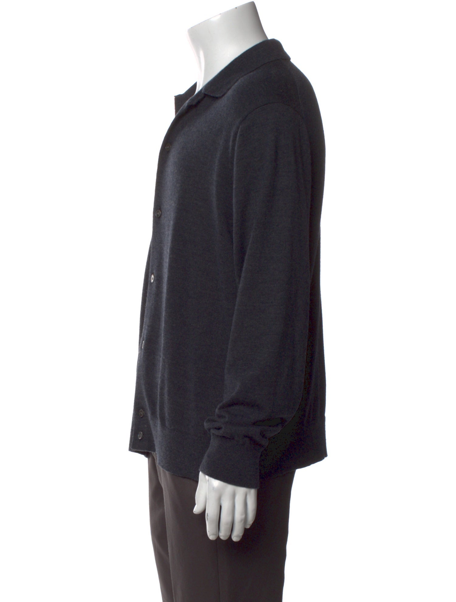 Theory Merino Wool Collar Cardigan