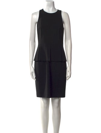 Theory Virgin Wool Knee-Length Dress