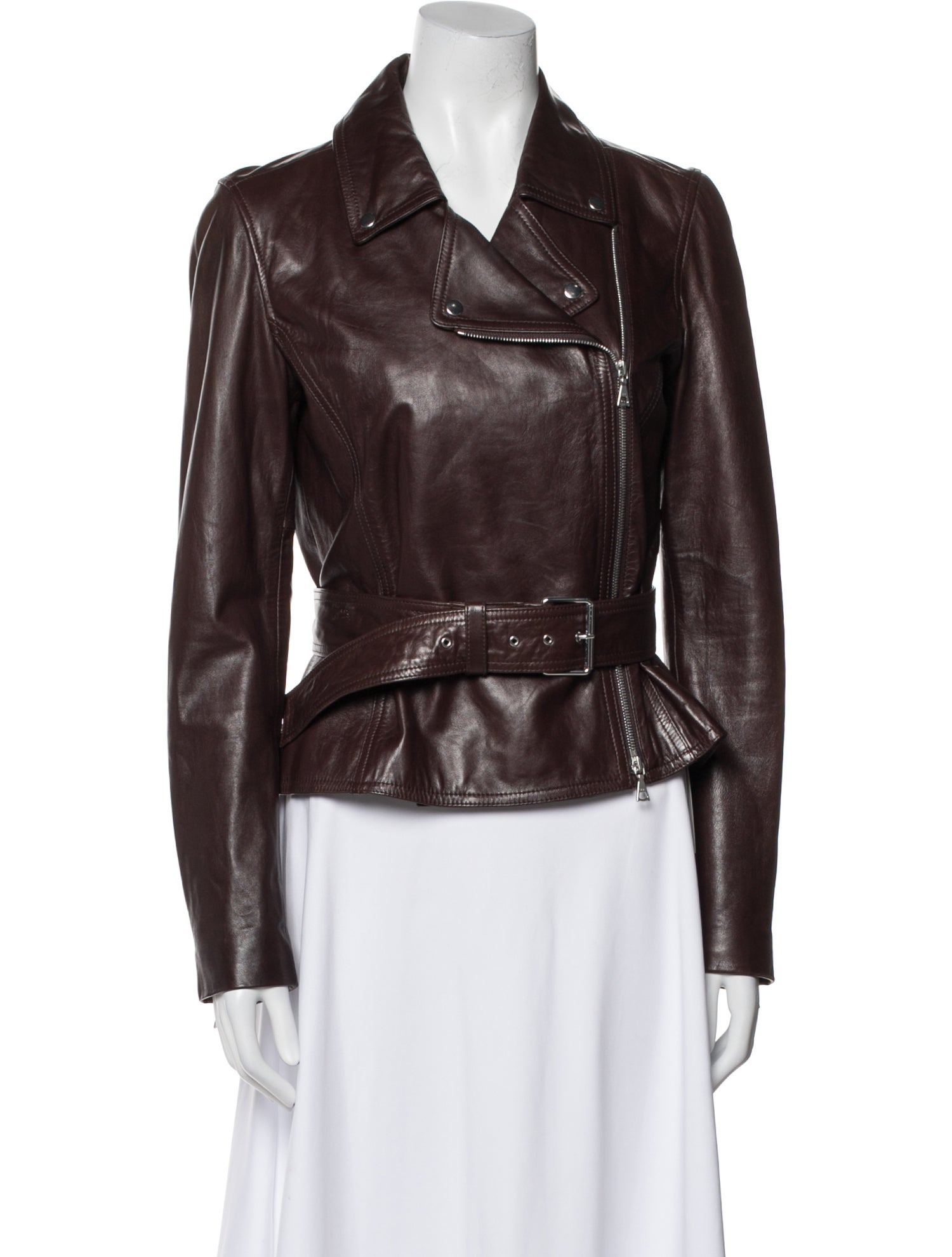 Theory Lamb Leather Biker Jacket